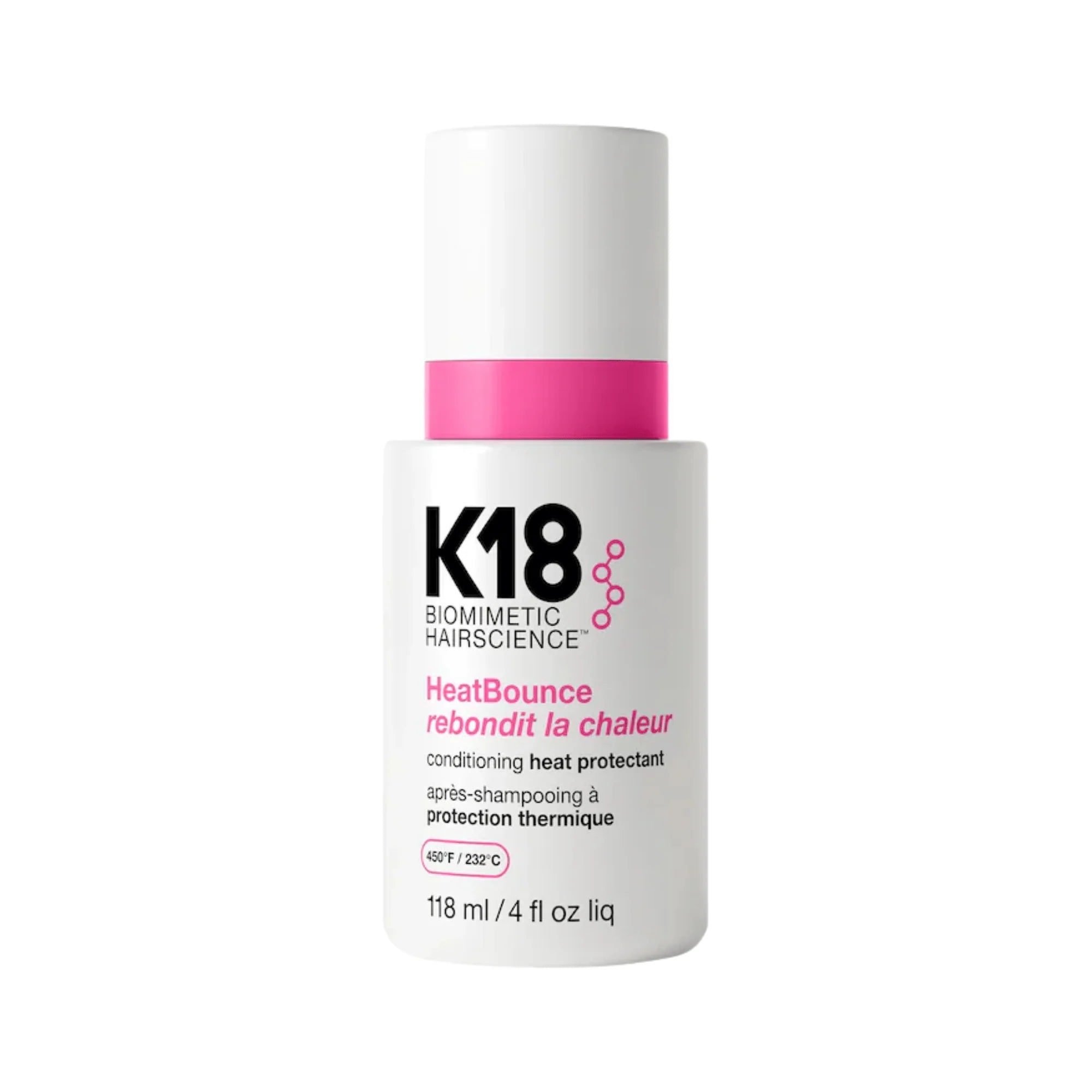 K18. REVITALISANT SANS-RINÇAGE À PROTECTION THERMIQUE HEAT BOUNCE (118 ML)