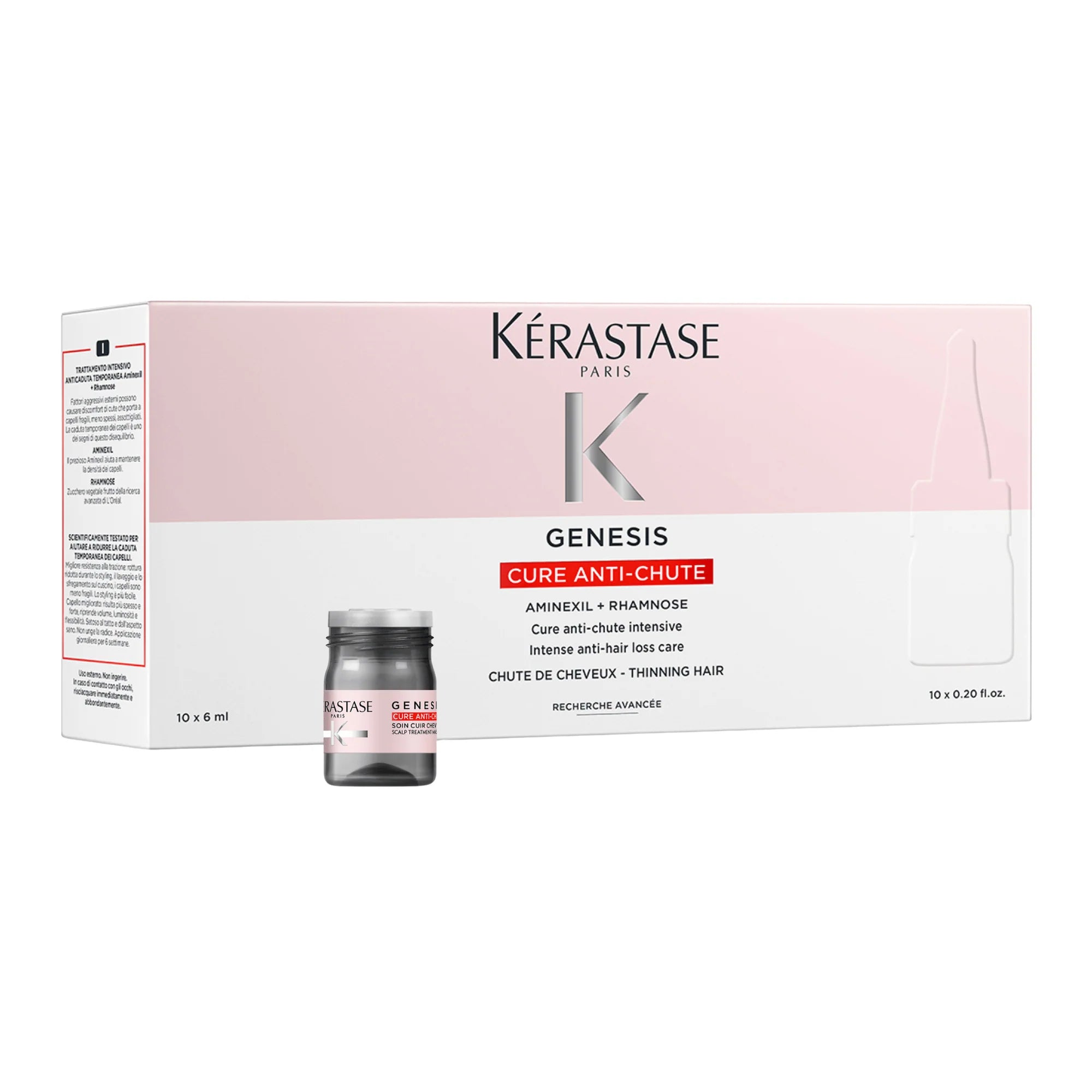 KÉRASTASE. GENESIS CURE ÉPAISSISSANTE POUR CHEVEUX CLAIRSEMÉS (10 X 6 ML)